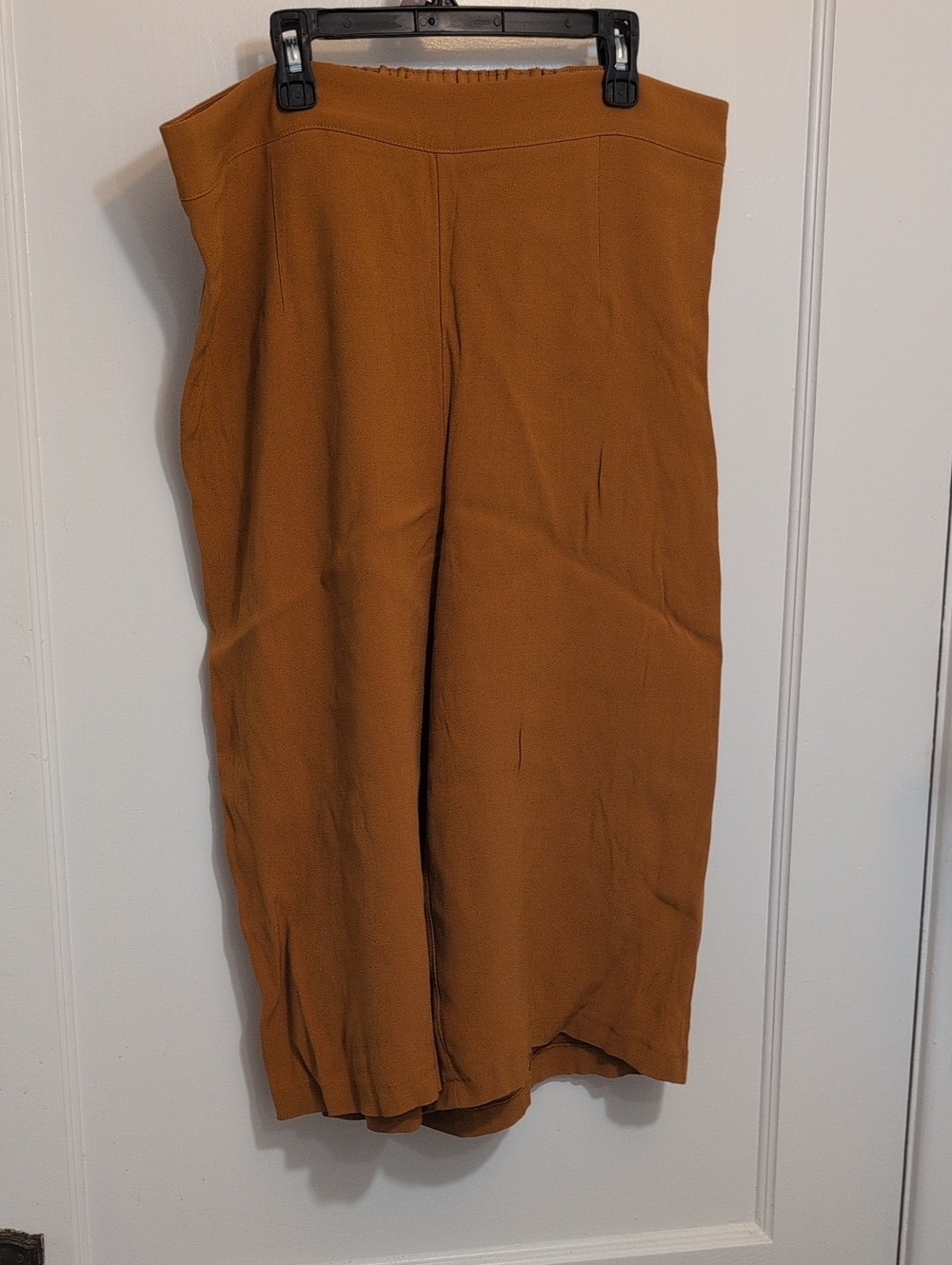 Universal Standard Culottes elvo — Caramel Brown Pumpkin XS